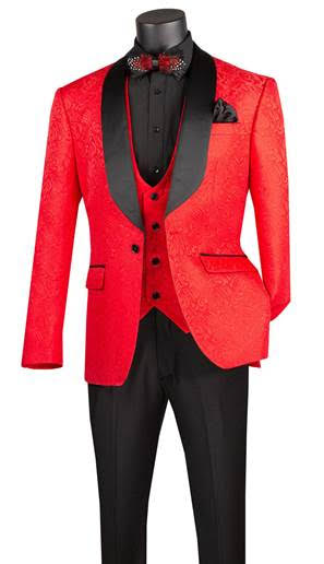 Slim fit 3 pcs Groom / Prom Tuxedo alternate view